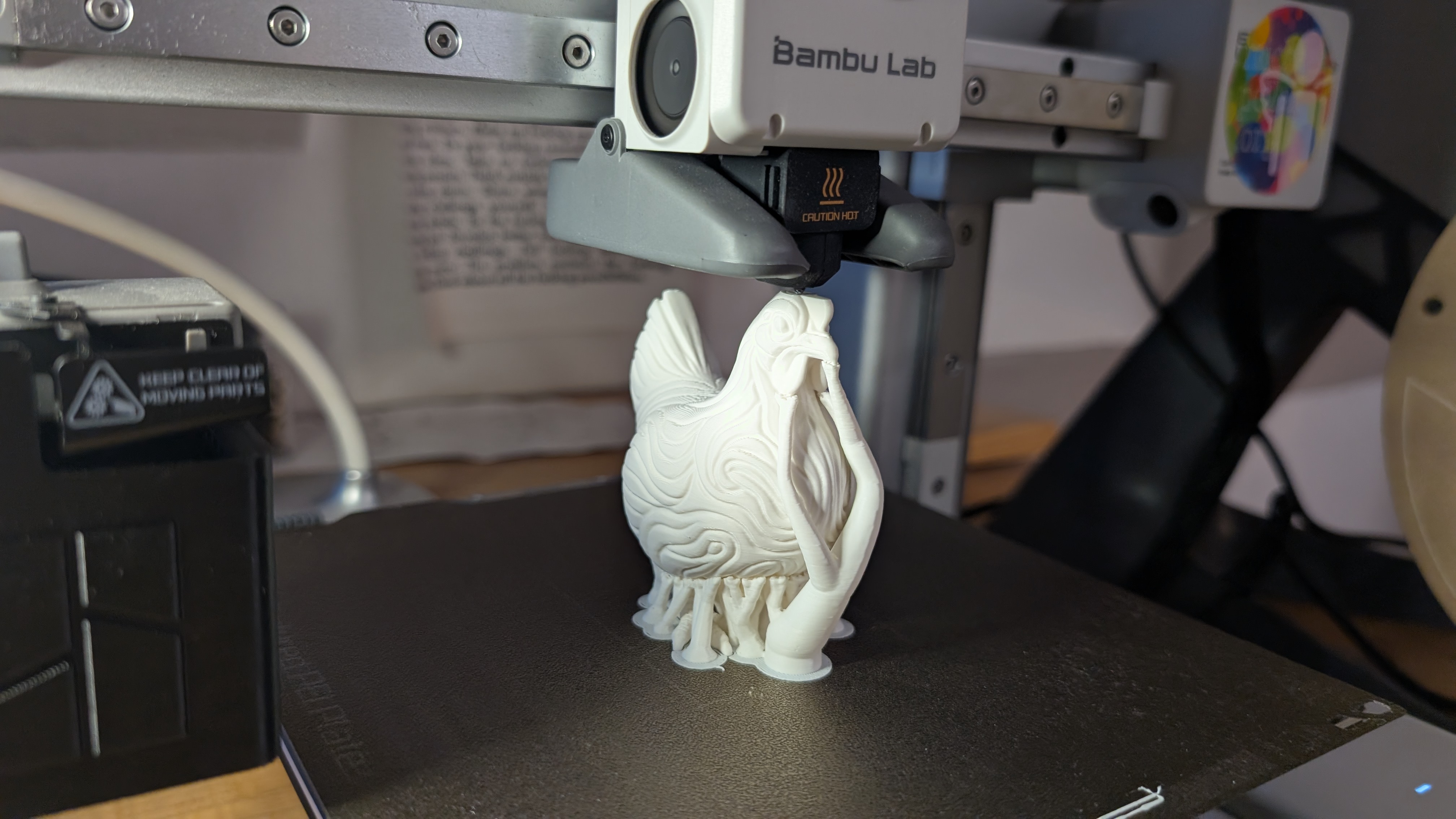 Chicken in 3D printer