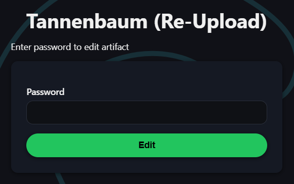 Edit Password textfield